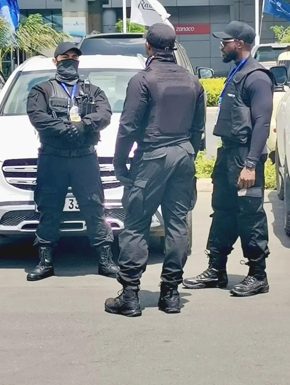 RHS guard detail in action