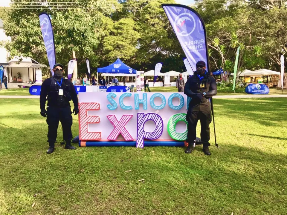 RHS security personnel on patrol